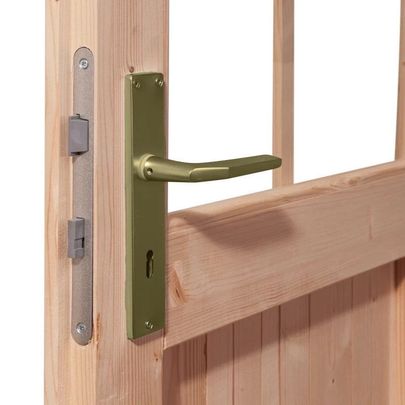 Abri De Jardin 11,49m² En Bois Massif 40mm Trittau 5 Avec Appentis 330cm, Paroi Arrière Et Latérale – Karibu – Image 6