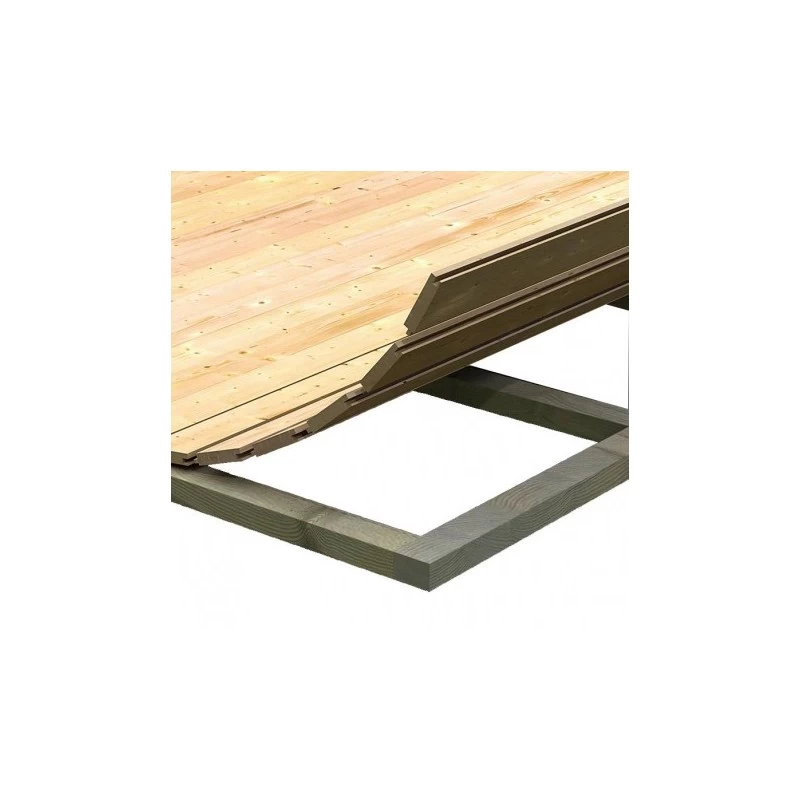 Abri De Jardin Adossé En Bois Certifié 4,85m² Juist 3 - Karibu – Image 3