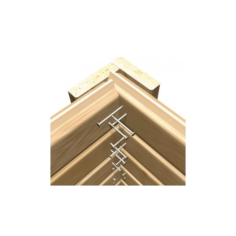 Abri De Jardin Adossé En Bois Certifié 4,85m² Juist 3 - Karibu – Image 5