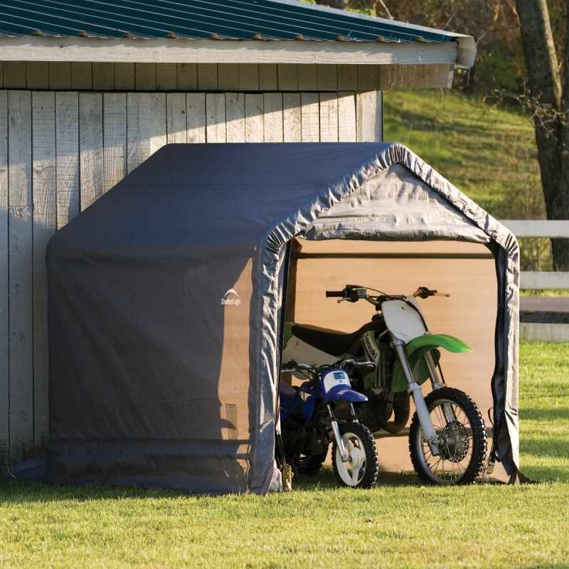 Abri De Jardin Démontable 3,24m² En Acier Et Polyéthylène Gris – Shelter Logic – Image 2