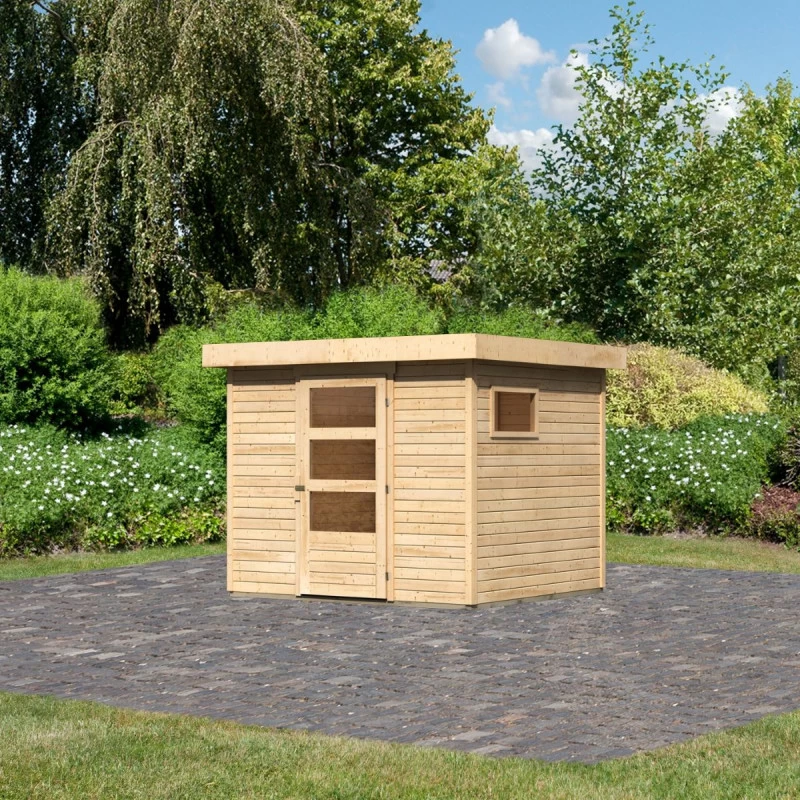 Abri De Jardin En Bois 5,25m² Freiburg 3 - Karibu – Image 2