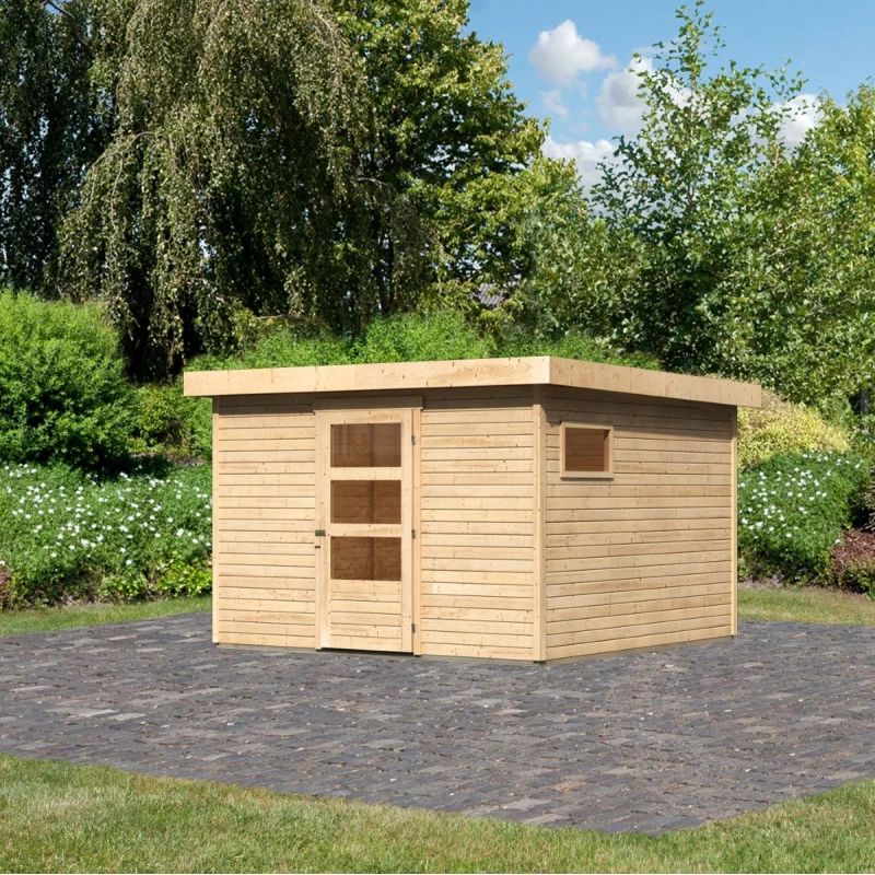 Abri De Jardin En Bois 9,24m² Freiburg 6 - Karibu – Image 2