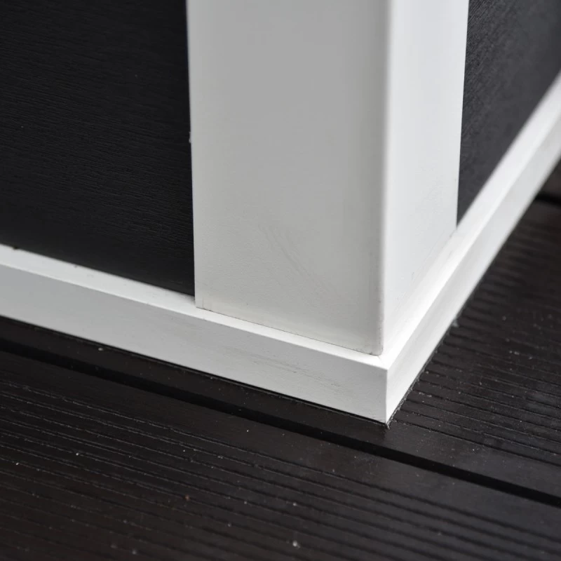 Abri De Jardin En Bois Composite 28mm Anthracite 7,78m² PREMIUM - Woodlife Garden – Image 5