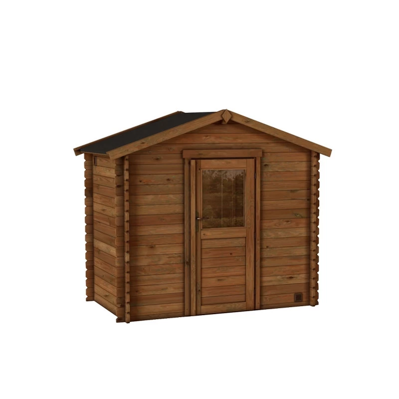 Abri De Jardin En Bois Traité Autoclave 2,8m² - Madriers 28mm - Nicia - Forest Style – Image 3