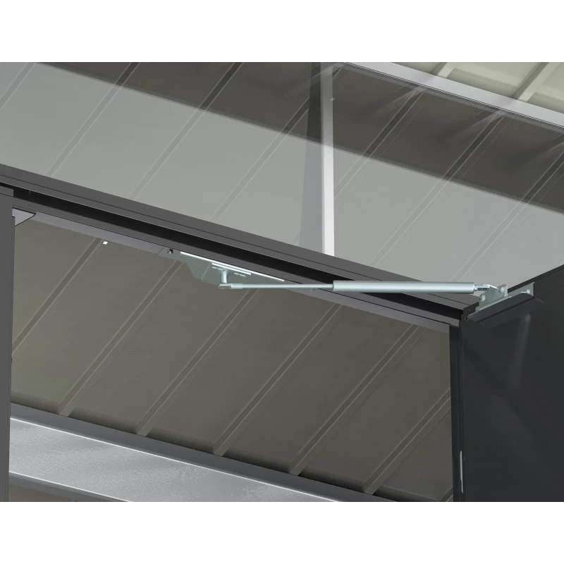 Abri De Jardin En Métal Anthracite 5,22m² + Kit D'ancrage + Kit De Fondation DURAMAX – Image 4