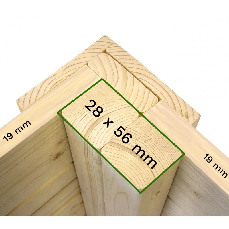 Abri De Jardin Skur 1 2,19m² + Plancher Traité Peint Gris Baltic – Image 6