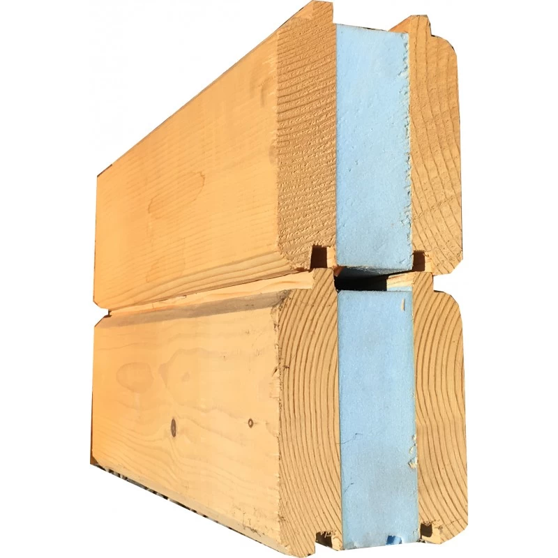 Abri En Bois 19m² Isolation Parois 100mm Traité Marron Gardy Shelter – Image 5