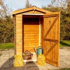 Abri Therma 1,96m² En Bois Thermo Traité Avec Plancher - HABRITA