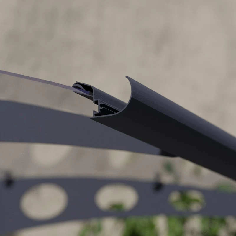 Auvent Marquise Transparent GARAMOND™ 1350 – Canopia By Palram – Image 5