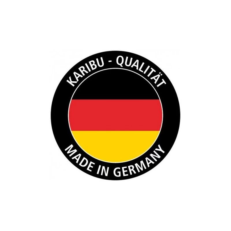 Carport En Pin Autoclave Avec Toit PVC 27,58m² + 2 Arcs D'entrée Karibu – Image 5