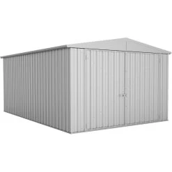 Garage 13,50m² En Acier Galvanisé Finition Zincalume Gris Melton - Absco