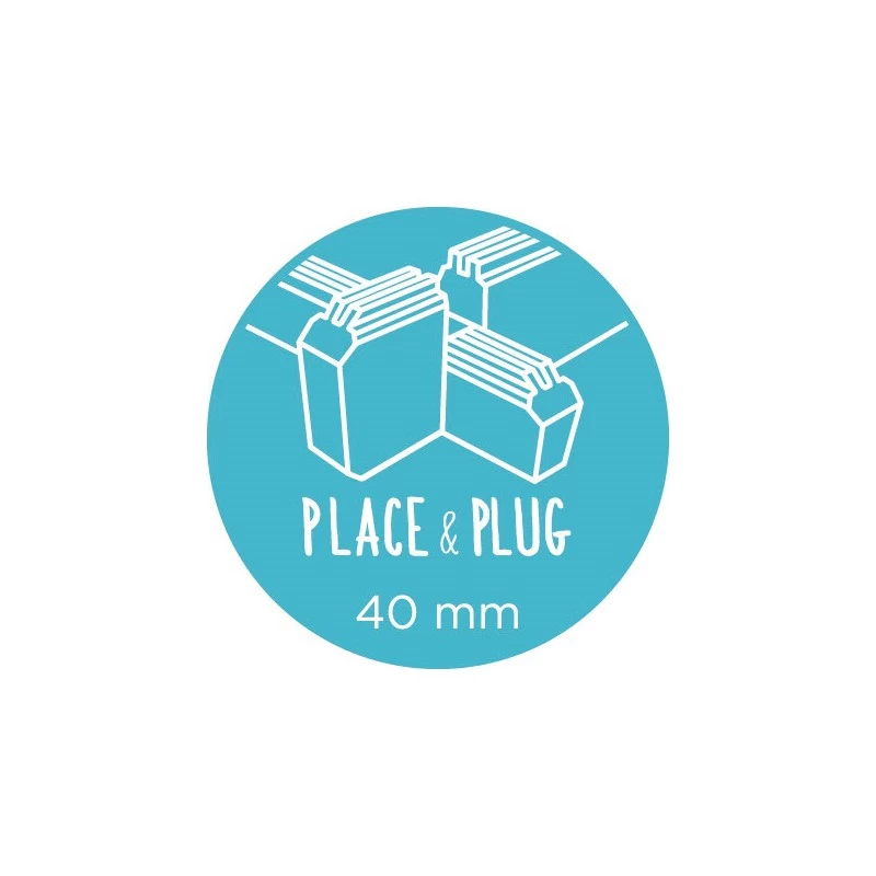 Garage Toit Plat En Bois Massif 19,26m² Madriers 40mm SOLID – Image 3