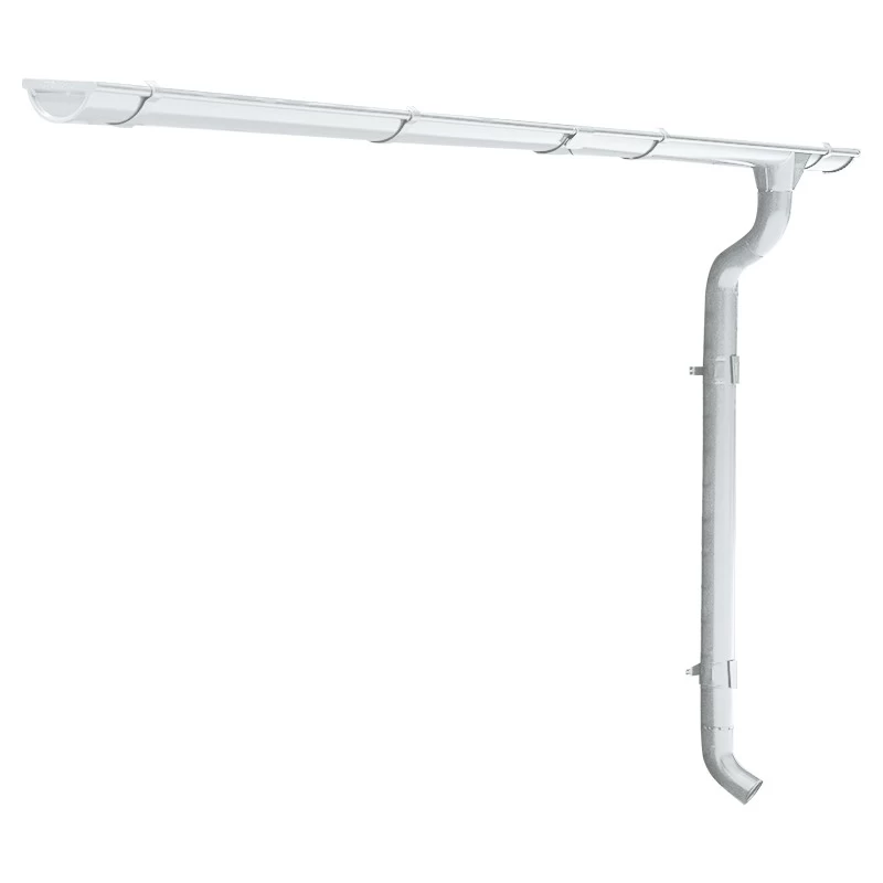 Kit Gouttières Blanc - Pack Prêt à La Pose Pour Abri Grosfillex 4,9m² – Image 2