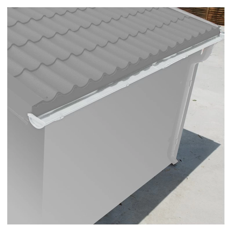 Kit Gouttières Blanc - Pack Prêt à La Pose Pour Abri Grosfillex 4,9m² – Image 4