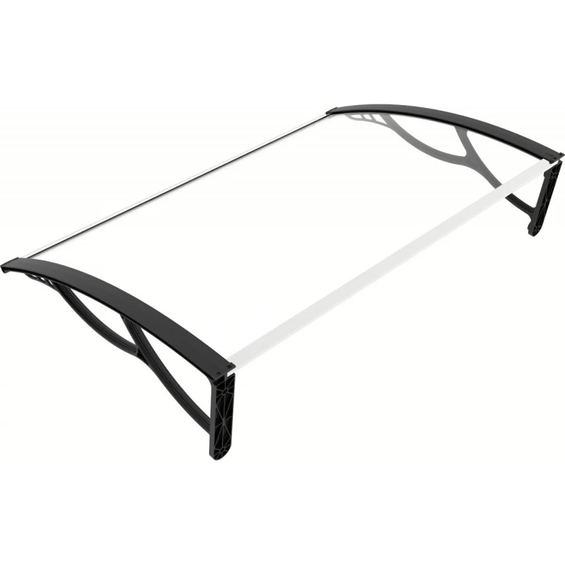 Marquise De Porte Et Fenêtre 120x80cm En Polycarbonate 3 Mm – HABRITA – Image 2