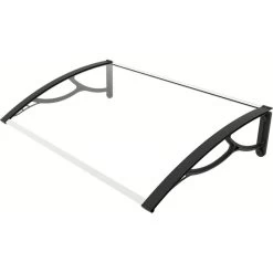 Marquise De Porte Et Fenêtre 120x80cm En Polycarbonate 3 Mm – HABRITA
