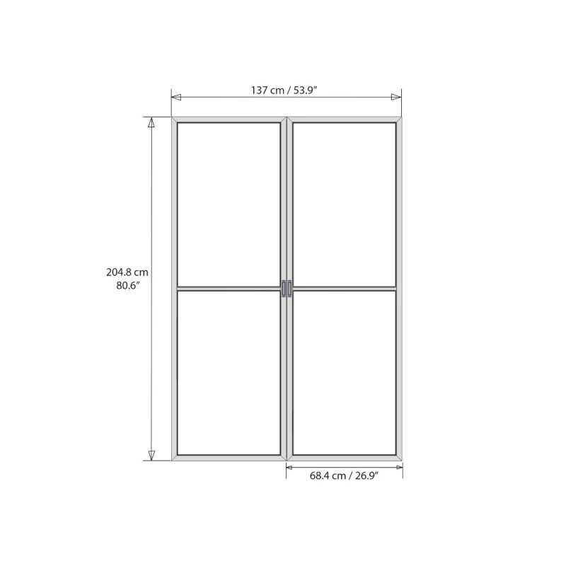 Moustiquaire Pour Vérandas Sanremo Et Ledro En Alu Gris Et Polyester - Canopia – Image 4