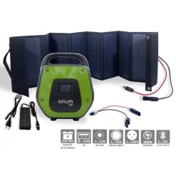 Pack Station D’énergie Portative Izywatt 500Wh + Panneau Solaire Pliant 60W