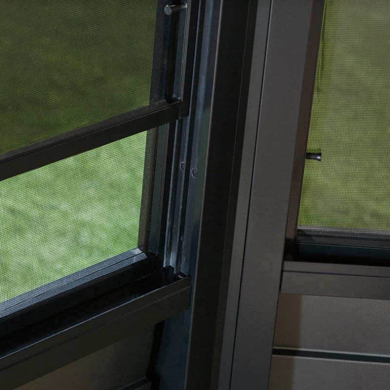 Pavillon Adossé Charlestone Mural 298,5x404cm En Aluminium Et Acier Galvanisé - SOJAG – Image 4