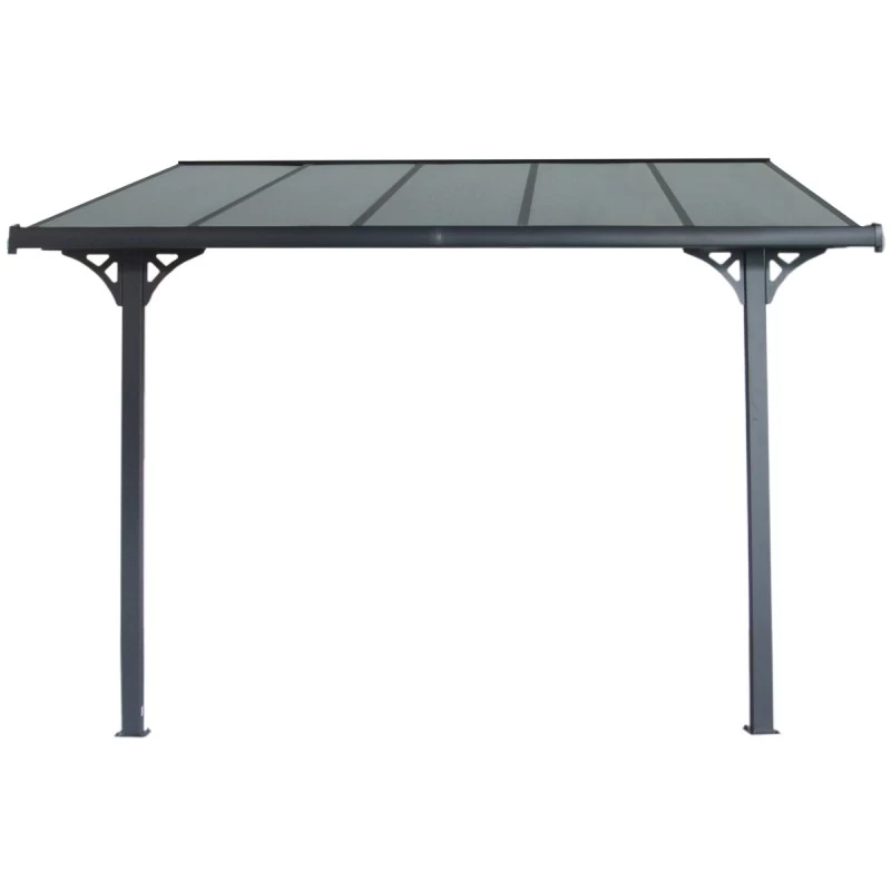 Pergola Adossée Ajustable - Toit De Terrasse En Alu 3,05x3,14m X-METAL – Image 2