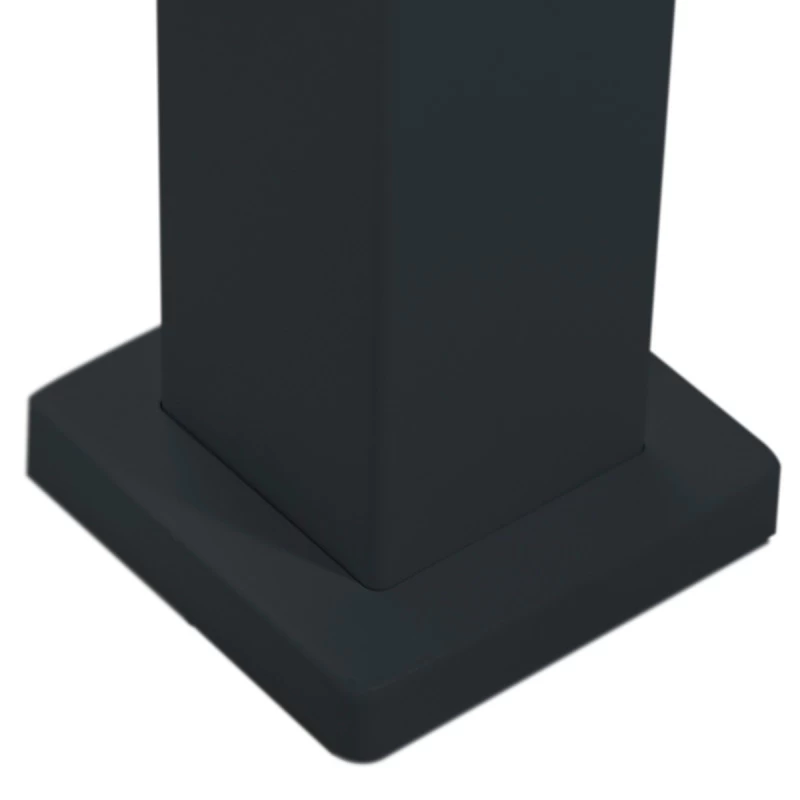 Pergola Bioclimatique Autoportante En Alu Anthracite - Lames Blanches - 3x4m Ombrea – Image 5