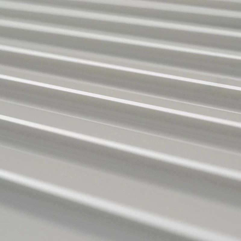 Pergola Bioclimatique Autoportante En Alu Anthracite - Lames Blanches - 3x4m Ombrea – Image 6