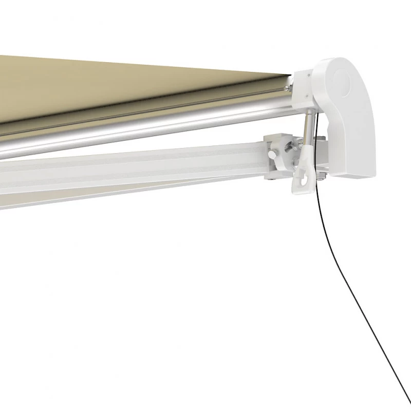 Store Banne Motorisé 395x300cm EASY Toile Polyester Beige - X-METAL – Image 4