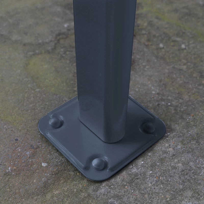 Toit De Terrasse 295x619cm En Aluminium Gris Et Polycarbonate 6mm SIERRA - Canopia By Palram – Image 6