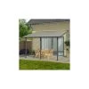 Toit De Terrasse 300x500cm En Alu Gris Anthracite Et Polycarbonate 8mm PATIO