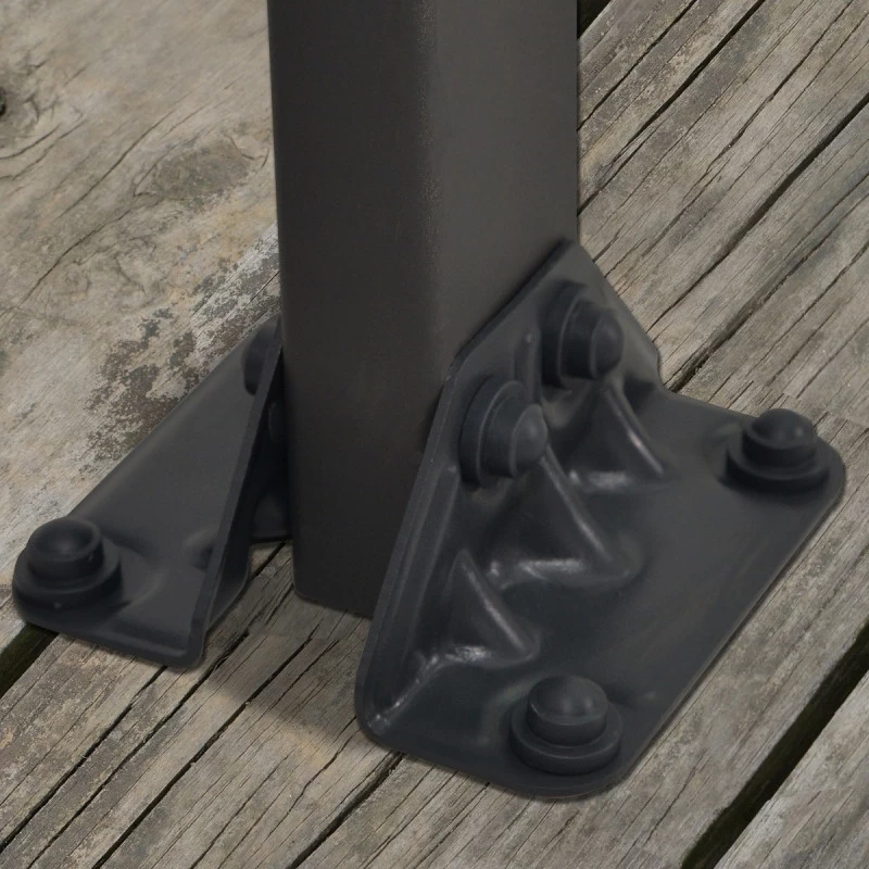 Toit De Terrasse 300x1035cm En Aluminium Gris Et Polycarbonate 8mm FERIA - Canopia By Palram – Image 4