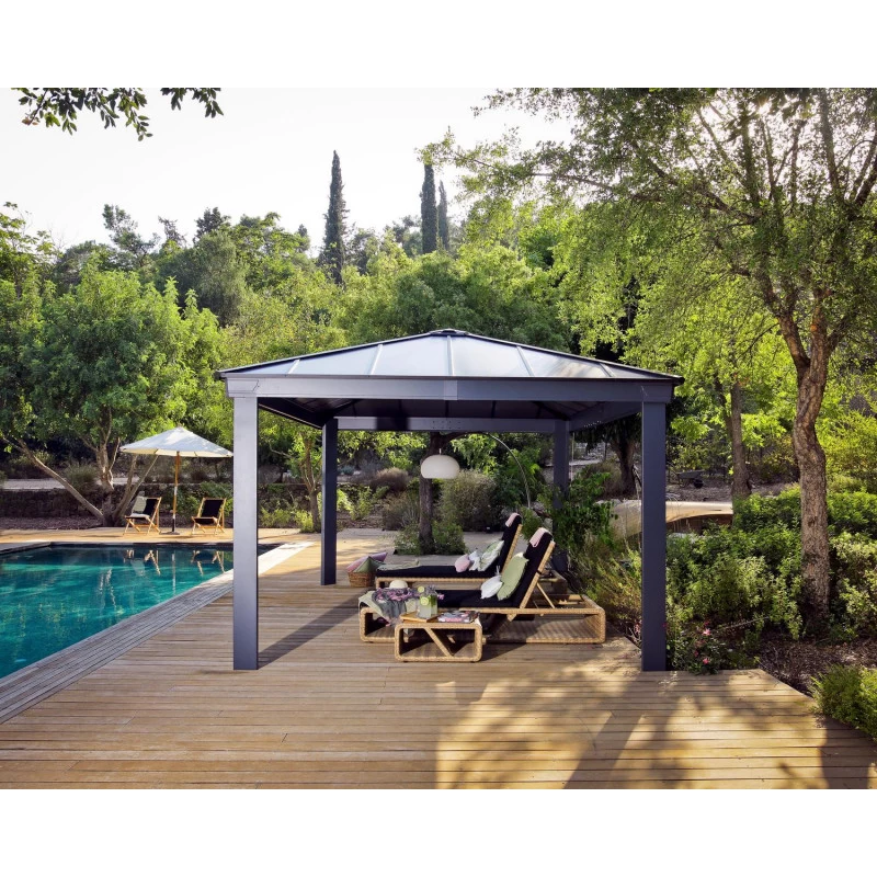 Tonnelle De Jardin En Alu Et Polycarbonate Dallas 4900 – Canopia – Image 5