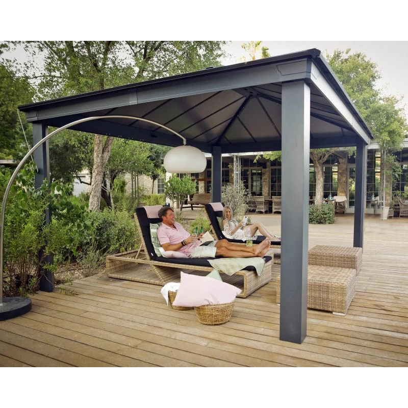 Tonnelle De Jardin En Alu Et Polycarbonate Dallas 4900 – Canopia – Image 6
